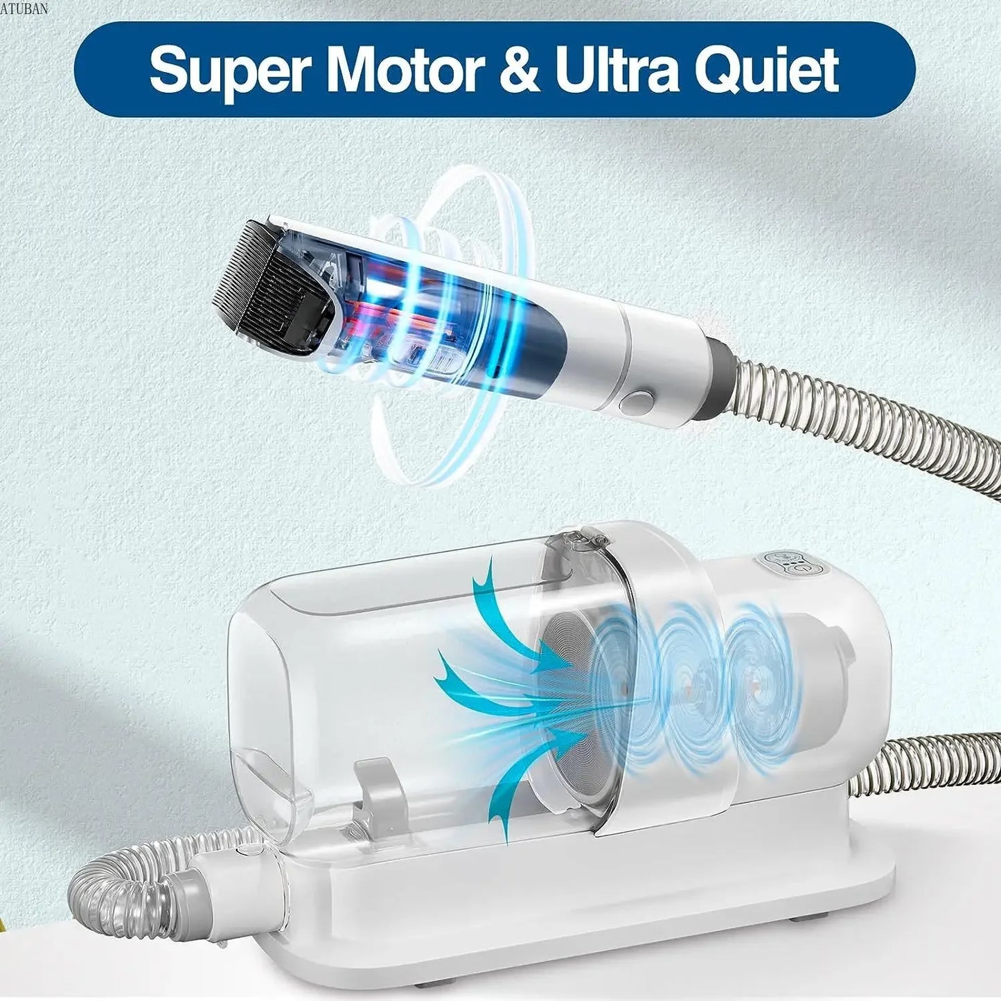 VIXO ATUBAN Pet GroomEase Vacuum Kit