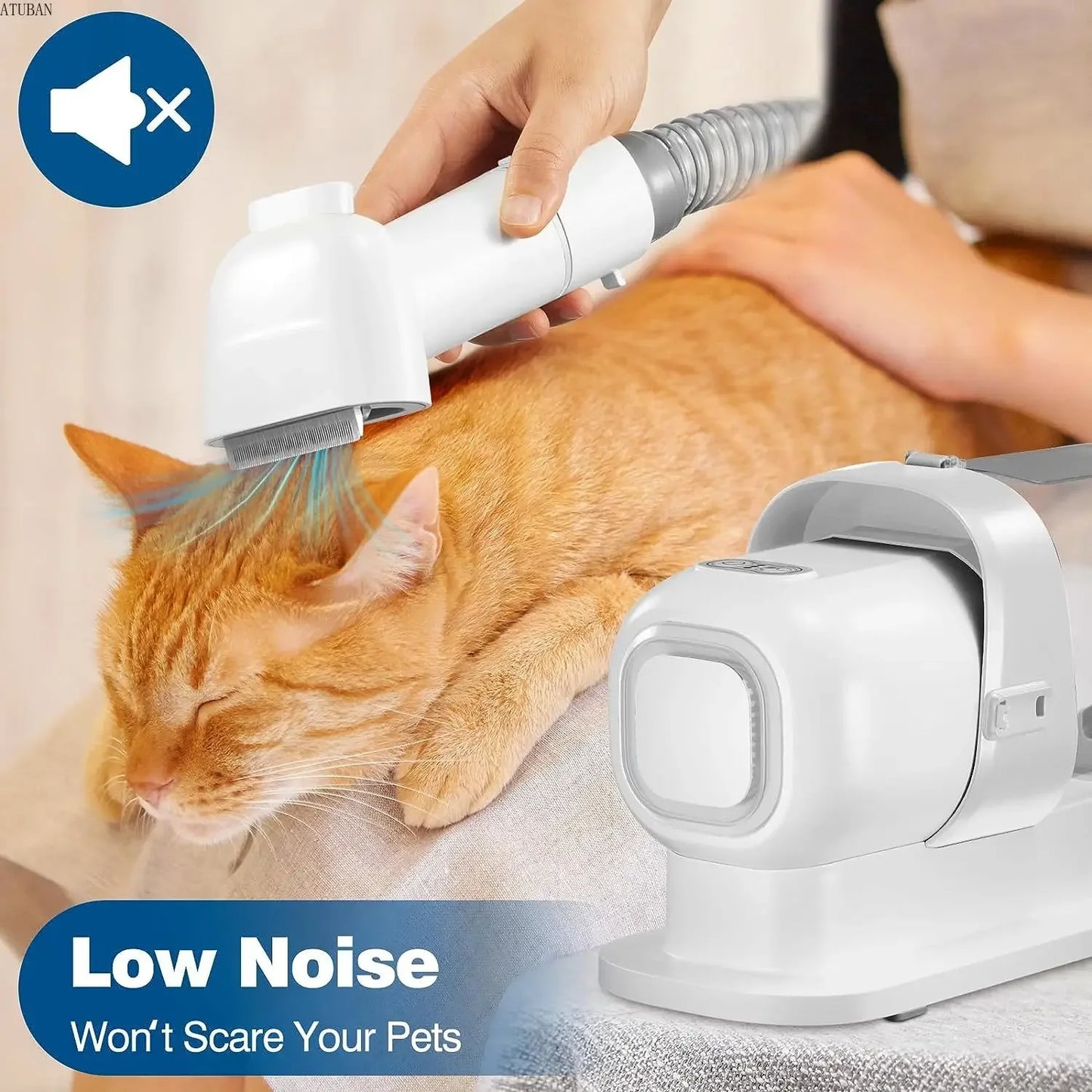VIXO ATUBAN Pet GroomEase Vacuum Kit