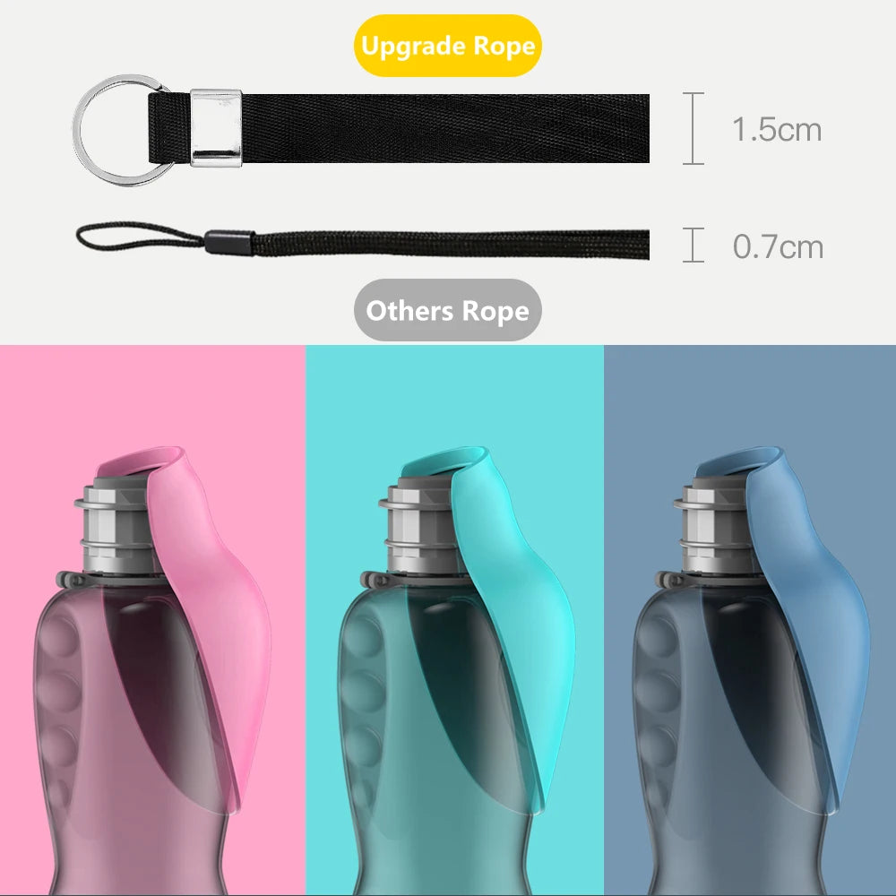 VIXO AquaGo 800 ml Portable Pet Water Bottle