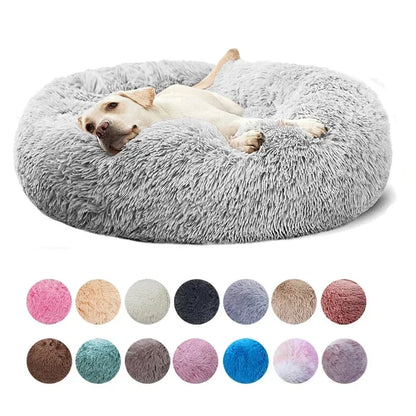 VIXO CozyNest Donut Pet Bed – Soft Bed for Cats & Small Dogs