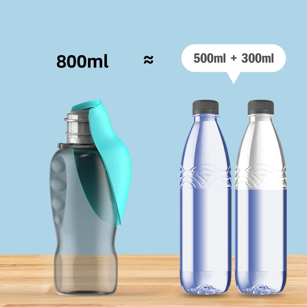VIXO AquaGo 800 ml Portable Pet Water Bottle
